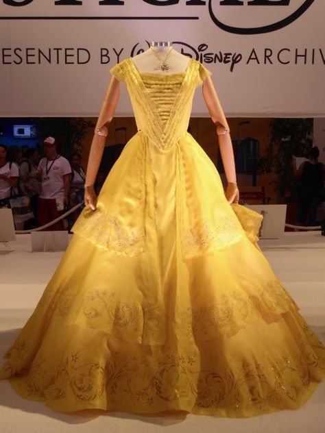 Emma Watson Beauty and the Beast Belle movie dress Emma Watson Belle Dress, Cinderella Ballgown, Belle Movie, Belles Dress, Belle Wedding Dresses, Fairytale Wedding Gown, Belle Gown, Emma Watson Belle, Beauty And The Beast Theme