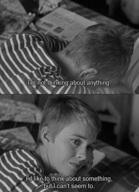 Breathless 1960, Cinema Quotes, French New Wave, Jean Luc Godard, French Cinema, French Films, Movie Lines, Film Inspiration, Film Quotes