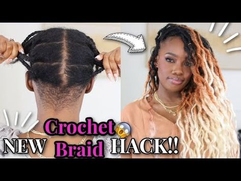 Crochet Braid Pattern For Box Braids, Braid Hack, Crochet Braid Pattern, Crochet Hairstyles, Mary K, Braid Patterns, Crochet Braid, Subscribe Button, Quick Crochet