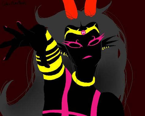 "When Condesce threw Aranea into the fire." Her Imperious Condescension, Homestuck, The Fire