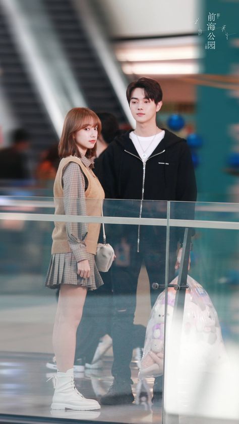 Falling Into Your Smile Wallpaper, Cheng Xiao And Xu Kai, Falling Into Your Smile Drama, Xu Kai Smile, Falling Into Your Smile, Good Morning Call, Smile Wallpaper, Xu Kai, Cheng Xiao