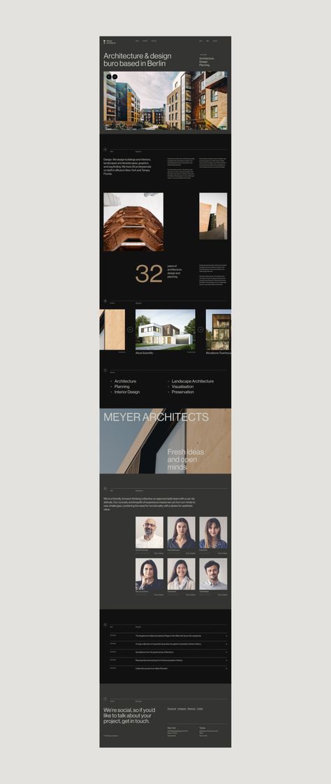 Architecture Landing Page, Architecture Website Design, Fonts For Website, Architect Website, Web Grid, Architecture Websites, Architecture Website, Top Fonts, Luxury Website