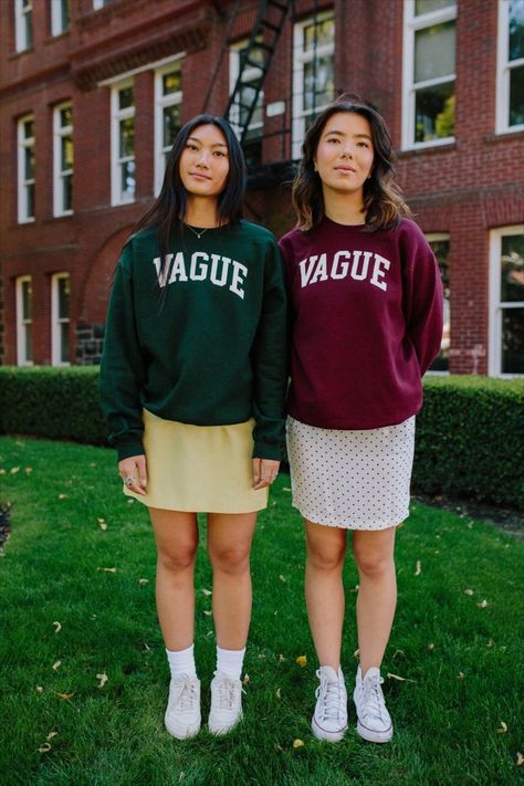 sweatshirt, sweatshirt, fall style, sunglasses, gen z, street wear, loungewear, outfit ideas, 2022 fashion, cute, trendy, vague alien, small business, preppy, college, back to school, high school Back To School High School, Outfit Ideas 2022, Maroon And Green, Loungewear Outfit, Preppy College, Winter Inspo, Style Sunglasses, 2022 Fashion, Winter Sweatshirt