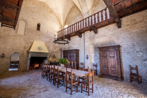 Incredible ancient abbey + 240 hectares near Massa Martana, in an area full of history. ⁠Built before year 1000 on remains of Roman temple. Chapel. #italy #umbria #historichomes #abbey #monastery #villa #farmhouse #rustic #interior #house #italian #land #forsale #property #realestate #homedecor #dreamhome #originalfeatures #architecture #character #vaults #stone #highceiling #fireplace Highceiling Fireplace, Rustic Italian Farmhouse, Villa Farmhouse, Monastery Interior, Italy Umbria, Roman Temple, Roman House, Italian Farmhouse, Umbria Italy