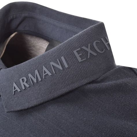 Polo Uniform, Armani Exchange Logo, Exchange Logo, Armani Polo, Sweater Outfits Men, Armani Shirts, Mens Polo T Shirts, Polo Shirt Design, Shirt Logo Design