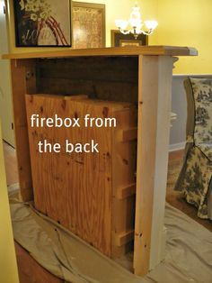 How to Make a Faux Fireplace.   I would put my tv there instead of candles. Make A Faux Fireplace, Fake Fireplaces, Faux Fireplace Ideas, Diy Fireplaces, Faux Fireplaces, Fireplace Modern Design, Faux Fireplace Mantels, Tv Over Fireplace, Fake Fireplace