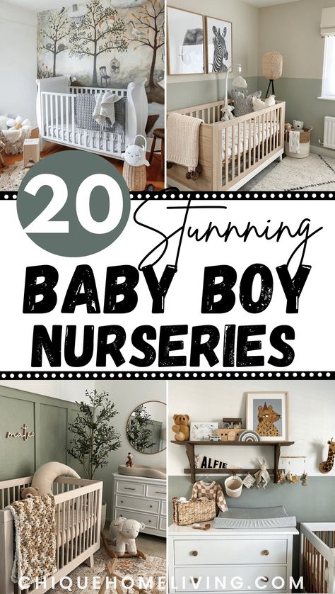 20 Super Cute Baby Boy Nursery Ideas 43 20 Super Cute Baby Boy Nursery Ideas Baby Boy Nursery Room Design, Cute Baby Boy Nursery, Modern Baby Boy Nursery, Neutral Boy Nursery, Nursery Room Diy, Baby Boy Nursery Ideas, 2nd Pregnancy, Small Room Nursery, Boy Nursery Colors