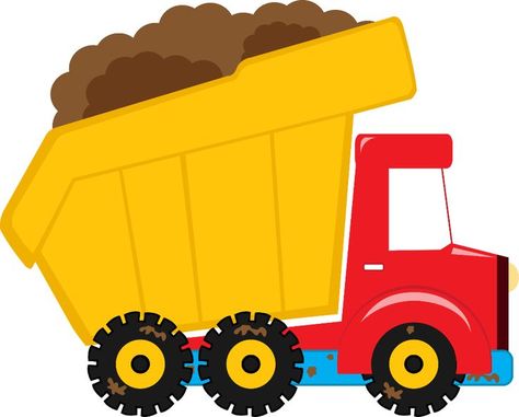 Dump truck clipart images - ClipartFest - ClipArt Best - ClipArt Best Tractor Silhouette, Truck Clipart, Construction Birthday Parties, Trucks Birthday Party, Construction Theme, Construction Party, Construction Birthday, Boy Quilts, Construction Vehicles