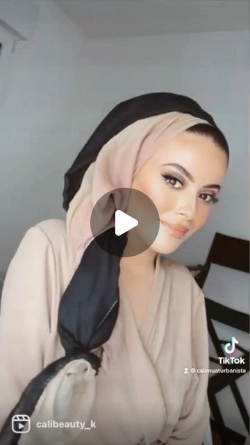 MAKE UP BY CALI 🍉 on Instagram: "TURBAN STYLE 🍂

TUTORIAL  TURBAN  STYLE 🫶🏼

#turban #tutorial #tutorials #turbantutorial #makeupartist #mua #makeup #turbanparis #reels #insta #reelsinstagram #reelsvideo #instadaily #reelsviral #reeltoreel #creative #foryou #fyp #instamood #ig" Turban Style Tutorial, Tutorial Turban, Turban Tutorial, Head Turban, Style Tutorial, Hijab Styles, Fashion Tutorial, Turban Style, Mua Makeup