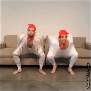 chicken dance GIF Chicken Dance Gif, Chicken Dance, Funny Dance Moves, Dance Gif, Types Of Dancing, Dancing Gif, Chicken Humor, Funny Dude, Dance Moves