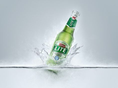 Castle Lite | Frozen Splash on Behance Castle Lite Beer, Castle Lite, Beverage Ads, Beer Cakes, Drinks Pictures, Alcoholic Drinks Pictures, Alcohol Cake, Lite Beer, Nightclub Design