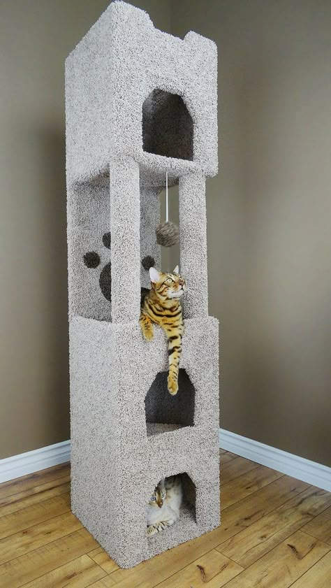 Katt Diy, Cat Playhouse, Katt Grejer, Cat Condos, Diy Cat Tree, Cat Whisperer, Cat House Diy, Cat Towers, Cats Diy Projects