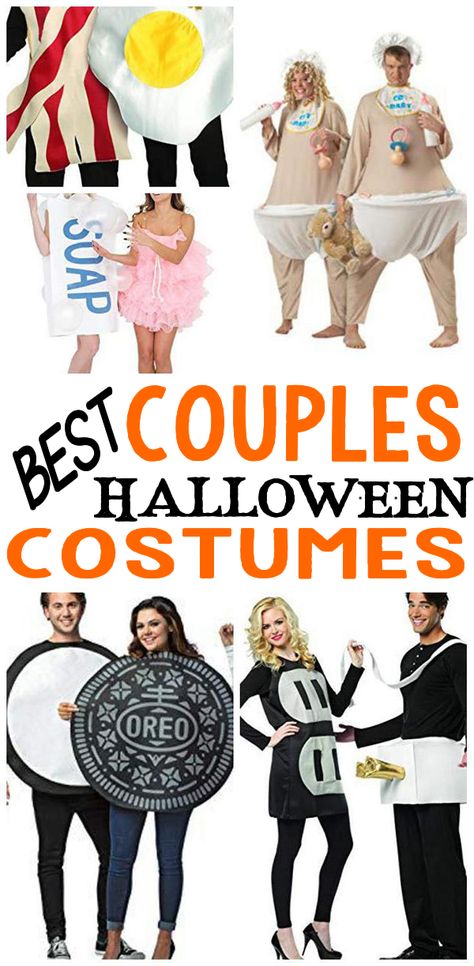 BEST couple Halloween costume ideas! Find amazing, creative, funny and more. Halloween costume for couples. Best Couples Halloween Costumes, Partner Halloween Costumes, Cool Couple Halloween Costumes, Couples Costume Ideas, Costume Ideas For Halloween, Cute Couples Costumes, Couples Halloween Costumes, Couples Halloween Costume Ideas, Best Couples Costumes