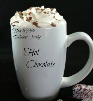 Frothy Hot Chocolate, Coffee Shop Hot Chocolate, How To Froth Milk Without A Froth Or, Frothy Drinks, How To Make Real Hot Chocolate, Milk Frother Recipes Hot Chocolate, Homemade Thick Hot Chocolate, Milk Frother Recipes, Frother Recipes