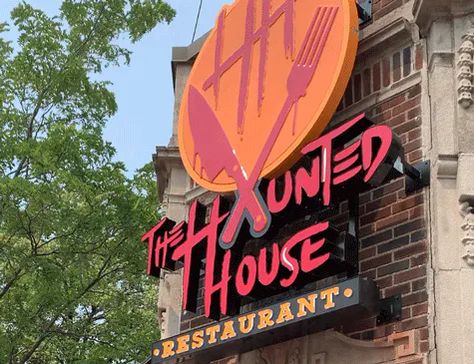 The Haunted Restaurant Cleveland Heights Grape Vodka, Cleveland Restaurants, Restaurant Plan, Cherry Vodka, Cleveland Heights, Impossible Burger, Whipped Frosting, Butter Popcorn, Fried Chicken Wings