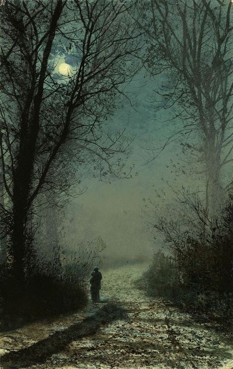 John Atkinson Grimshaw, Atkinson Grimshaw, Irish Painters, Albert Bierstadt, Moonlight Painting, Victorian Paintings, Lord Byron, English Artists, Pre Raphaelite