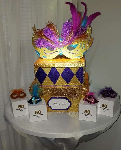 50th Birthday Caribbean Carnival  | CatchMyParty.com Caribbean Carnival Theme Party, Carnival Theme Birthday Party, Carnival Theme Party, Ostrich Feather Centerpieces, Caribbean Party, 50 Birthday, Dessert Station, Caribbean Carnival, Fifty Birthday