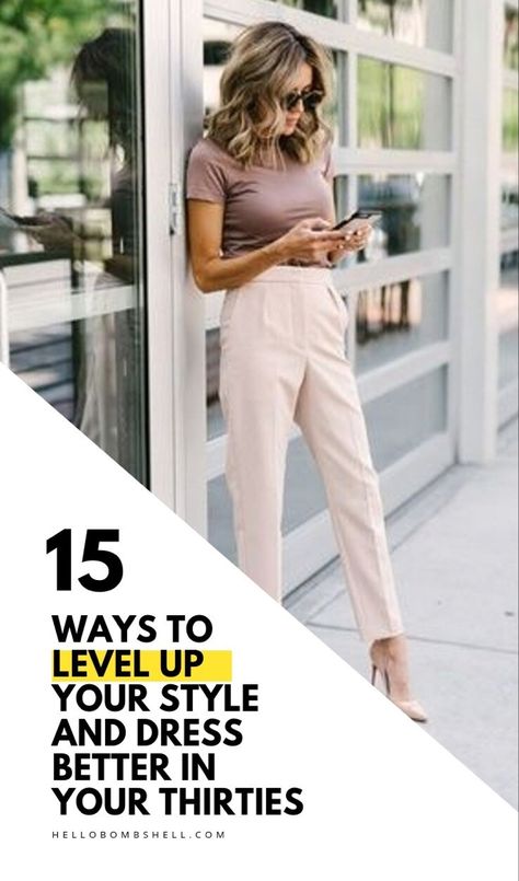 Does classy, sophisticated, chic style come to mind when you imagine how to dress in your thirties? Figuring out how can you pull this off can be tricky. These simple fashion tips will help you look like a put together, polished, and stylish lady. #StyleGuide #StyleTips #FashionTips