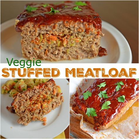 Sauteed Veggies Recipe, Shredded Carrot Recipe, Tender Meatloaf, Stuffed Zucchini Recipes, Recipe Using Carrots, Carrot And Celery Recipes, Lamb Meatloaf, Veggie Meatloaf, Meatloaf Stuffed