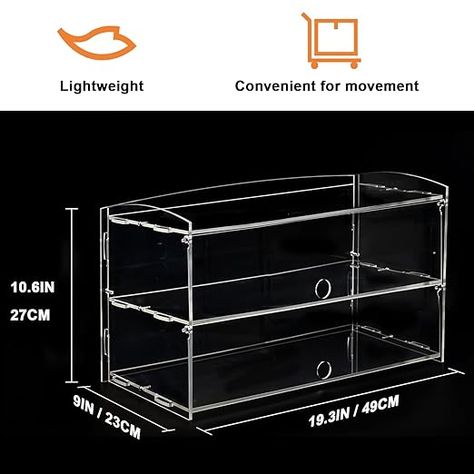 Amazon.com: YMJOINMX Acrylic Display Case 4 Layer Bakery Pastry Display Case Countertop Dessert Acrylic Display Shelf Donut Cookie Display Cabinet Plastic Case : Industrial & Scientific Pastry Display Case, Cabinet Plastic, Cookie Display, Pastry Display, Bakery Pastry, Bakery Display, Acrylic Display Case, Display Shelf, Acrylic Display