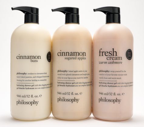 Indulge in this ultra-luxe, ultra-rich shower gel trio! philosophy's sulfate-free hydrating shower gel, bubble bath, and shampoo harnesses facial-grade skincare technology to hug your body skin in hydration all day long without compromising the feel-good scents or luxurious lather that philosophy is famous for.\n\nThe ultra-creamy, iconic shower gel has been upgraded with a skin-hugging moisture complex that respects your body's moisture barrier and efficiently cleanses and comforts dry skin. Fo Philosophy Body Wash Aesthetic, Philosophy Lotion, Philosophy Soap, Philosophy Lip Gloss, Philosophy Body Wash, Philosophy Shampoo, Philosophy Shower Gel, Skincare Technology, Philosophy Beauty