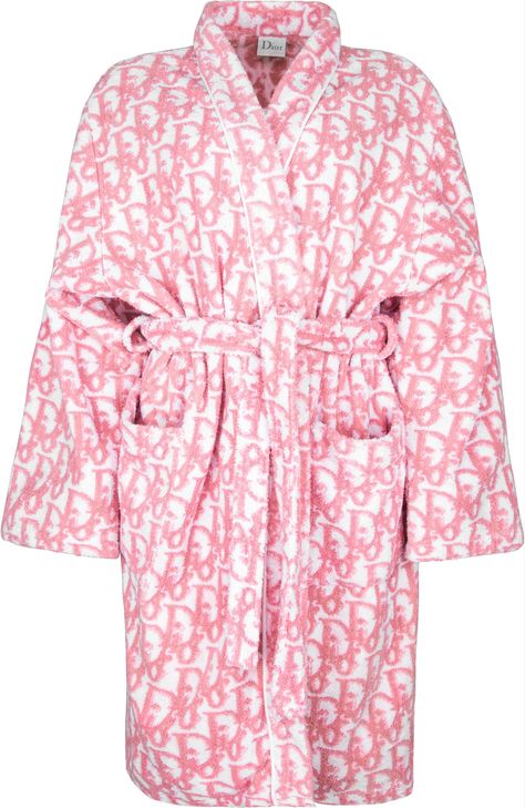 Terry Cloth Robe, Dior Pink, Cute Pajamas, Terry Cloth, Pajamas Women, Pink And White, Aesthetic Clothes, Fashion Inspo Outfits, Christian Dior