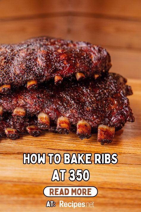 Learn how to bake ribs at 350 at Recipes.net! Perfect your baked meat dishes with our step-by-step instructions. Learn how long to bake ribs after boiling to achieve tender, juicy results every time. Our method for how to bake ribs in the oven easy ensures baked ribs fall off the bone. Enjoy delicious juicy bbq ribs oven baked that are perfect for any occasion. Elevate your oven meals with our foolproof baking ribs in oven recipe today! Visit now for more cooking tips and tricks! Baking Ribs In Oven, How To Bake Ribs, Ribs In Oven Recipe, Boiling Ribs, Ribs Oven Baked, Baked Country Style Ribs, Oven Baked Pork Ribs, Oven Pork Ribs, Baked Meat