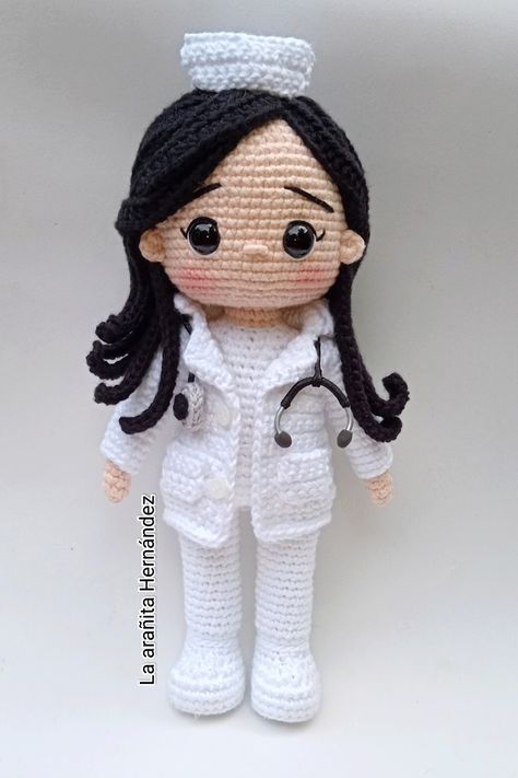 Nurse Crochet, Disney Crochet Patterns, Macrame Patterns, Crochet Dolls, Amigurumi Doll, Crochet Doll, Betty Boop, Crochet Flowers, Crochet Bag