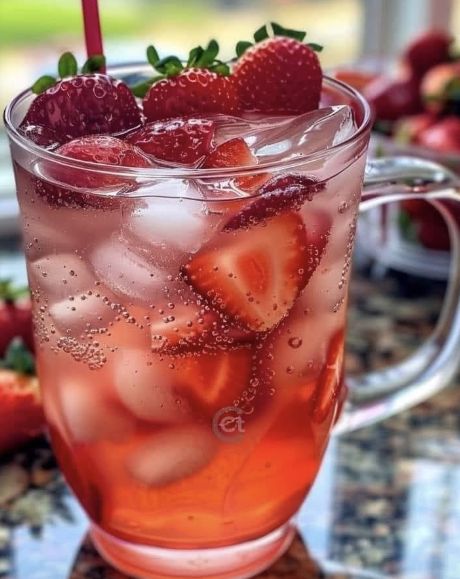 Strawberry Punch Recipe – Tnextrecipes Strawberry Punch Recipes, Strawberry Punch, Pioneer Woman Ree Drummond, Lemonade Concentrate, Party Punch, Fruity Drinks, Dessert Salads, Punch Recipes, Fruit Drinks