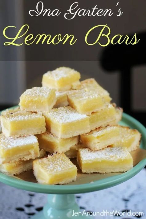 Lemon Bars Pioneer Woman, Ina Garten Lemon Bars, Homemade Cold Brew Coffee, Lemon Squares Recipe, Lemon Bars Recipe, Lemon Squares, Ina Garten Recipes, Square Recipes, Oatmeal Cups