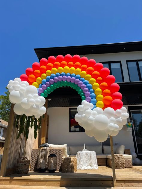 The most perfect balloon rainbow everytime! @shoptstc Baby Boy 1st Birthday Ideas, 1st Birthday Ideas, Balloon Rainbow, Beautiful Balloons, Rainbow Birthday Party, Rainbow Balloons, Baby Boy 1st Birthday, Sweetest Thing, Rainbow Birthday