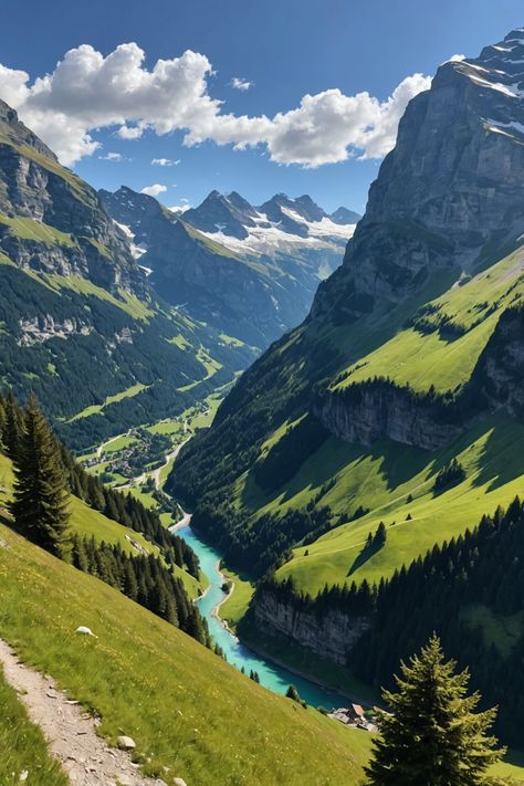 Unveiling the Glarus Alps 🏔️: Adventure, Beauty, and Hidden Gems French Alps Aesthetic, Alps Aesthetic, Alps Travel, German Alps, Places In Switzerland, Mountain Landscapes, Alpine Village, Art Concepts, Majestic Mountains