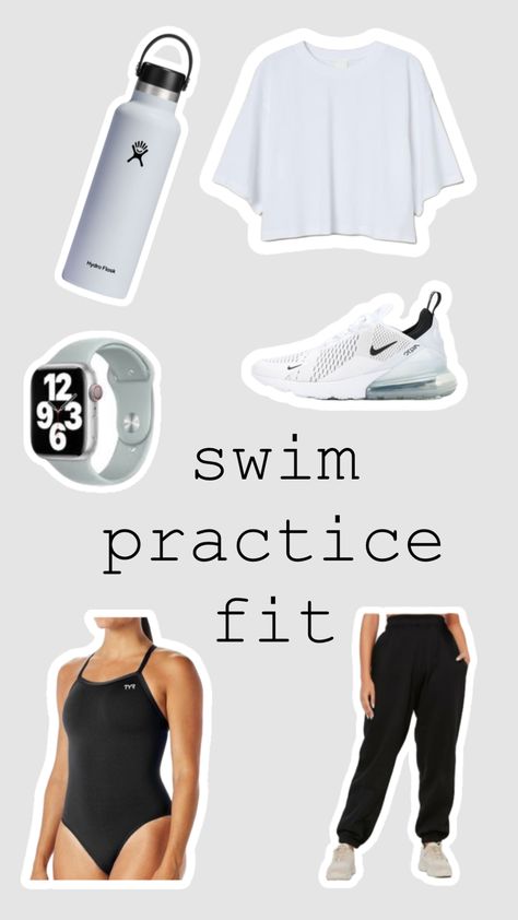 Swimming Class Outfit, Swim Practice Outfit, Swimming Outfit Aesthetic, Competitive Swimming Pictures, Swim Outfit, Gym Workout Wear, Swimming Pictures, Casual Sporty Outfits, Swimming World