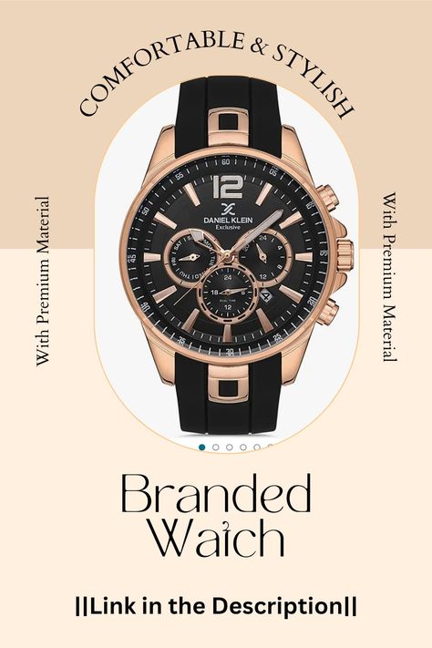 Branded Watch for Men.. Cheap Black Watch With Metal Dial, Daniel Klein Watches Women, Luxury Men's Digital Watch With Round Dial, Cheap Black Analog Chronograph Watch, Daniel Klein, Black Digital Watch With Wear-resistant Round Dial, Metal Straps, Analog Watch, Glass Material