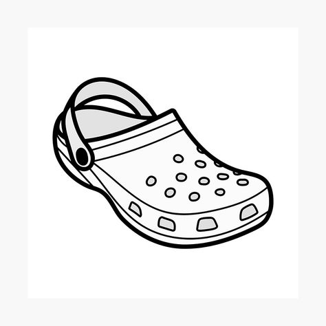 Crocs With Charms, Shoe Tattoos, Shoe Template, Drawing Room Interior Design, Shoes Illustration, Shoes Drawing, Small Drawings, Preppy Girl, Baby Tattoos