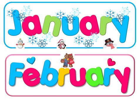 january-february January Month, Month Design, Fruit Cartoon, Classroom Signs, Christmas Tree Art, Design Display, Display Cards, Tree Art, Christmas Tree