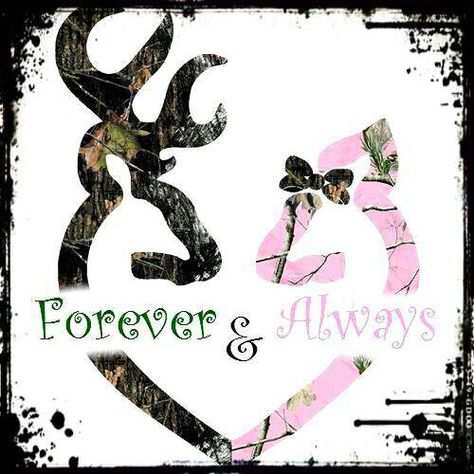 forever n always Tattoo Ideas Deer, Buck Wallpaper, His Doe Her Buck, Tattoo Ideas, Deer, Camo, Pink