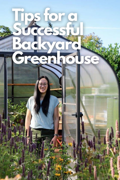 Women standing in Pacific Greenhouse doorway. "Tips for a Successful Backyard Greenhouse" Intentional Community, Backyard Greenhouse, Retirement Community, House Goals, Permaculture, Gardening Tips, The Neighbourhood, Green