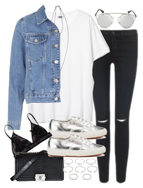 "Untitled #3203" by hellomissapple on Polyvore featuring Topshop, Superga, Givenchy, Chanel, Forever 21 and Christian Dior Silver Converse Outfit, Silver Flats Outfit, Silver Sneakers Outfit, Metalic Shoes, Superga Outfit, Silver Shoes Outfit, Metallic Converse, Sneakers Outfit Spring, Women Leggings Outfits