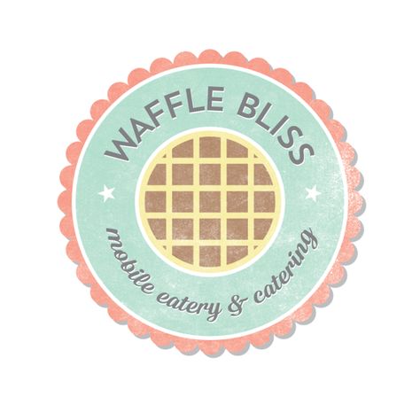 Waffle Bliss Waffle Business, Waffle Logo, Business Name Ideas, Mobile Catering, Making Food, Catering Company, Catering Companies, Homemade Food, Des Moines