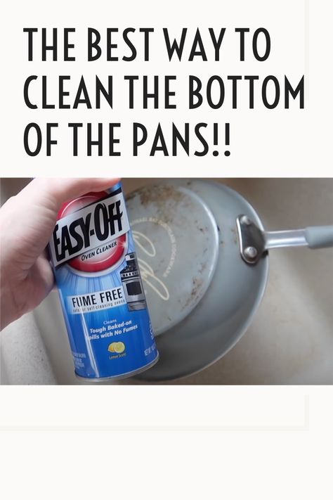 Here is the best way to clean the bottom of the pots and pans! I have found this way super helpful, and it actually works! How To Clean Pots And Pans Stains, Clean Bottom Of Pots And Pans, Clean Pots And Pans Bottoms, Cleaning Pots And Pans Bottoms, How To Clean The Bottom Of Pans, How To Clean Bottom Of Pots And Pans, How To Clean Pots And Pans Bottoms, Cleaning Pans With Baking Soda Vinegar, How To Clean Outside Of Pots And Pans