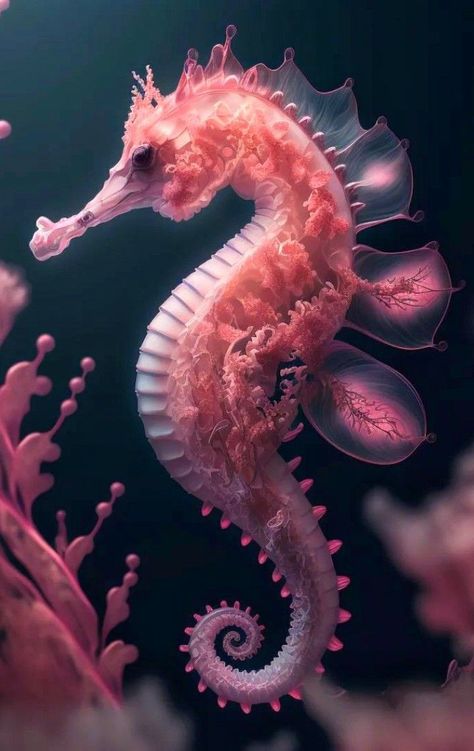 Seahorse Photography Amazing Pictures, Beautiful Deep Sea Creatures, Sea Animal Reference, Beautiful Ocean Creatures, Sea Animals References, Cool Marine Animals, Cute Underwater Animals, Seahorse Aesthetic Wallpaper, Cool Ocean Animals