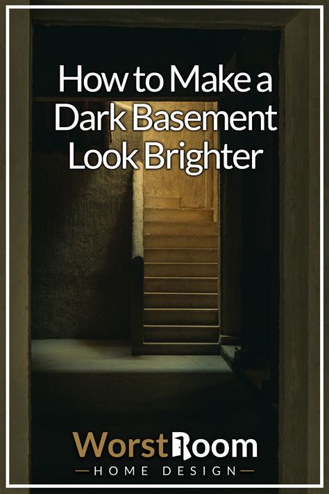 How To Make a Dark Basement Look Brighter All Dark Room, Fake Natural Light In Basement, Basement Lighting Ideas Dark Rooms, How To Make Dark Rooms Look Brighter, Make Basement Cozy, No Window Basement Ideas, Lighting For Dark Living Room, Basement With No Windows Ideas, Dark Painted Basement