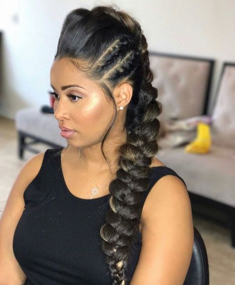 Goddess Braids Hairstyles, Braided Ponytail Hairstyles, Hair Extensions Best, Dear Daughter, Natural Hair Updo, Cornrow Hairstyles, African Braids Hairstyles, Ponytail Styles, Long Braids