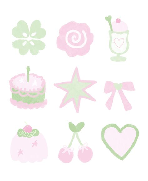 Pink Items, Mickey Mouse Art, App Pictures, Green Sticker, Phone Inspiration, Class Design, Digital Stickers, Iphone Icon, Phone Themes