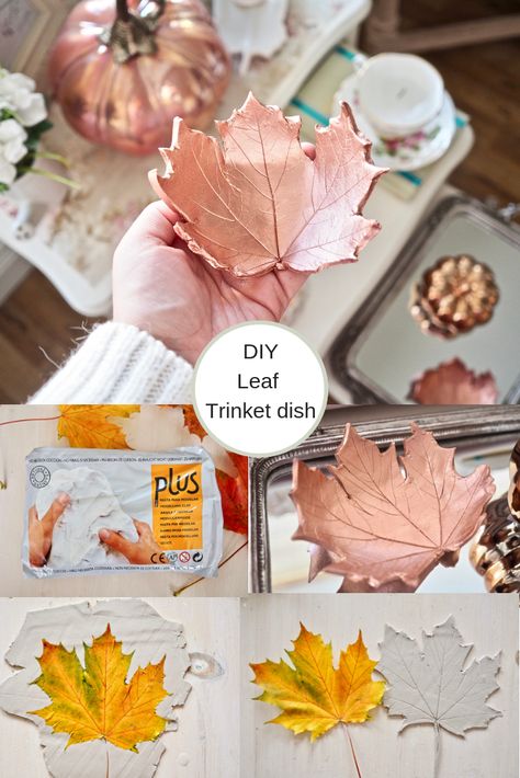 Diy Crafts To Do At Home, Flori Din Lut, Diy Leaf, Diy Para A Casa, Autumn Craft, Dainty Dress, Diary Diy, Diy Jul, Diy Leaves