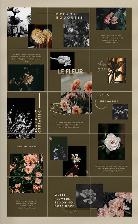 Le Fluer, Canva Desktop, Instagram Grid Layout, Instagram Grid Design, Instagram Design Layout, Puzzle Feed, Insta Layout, Instagram Feed Planner, Business Fonts