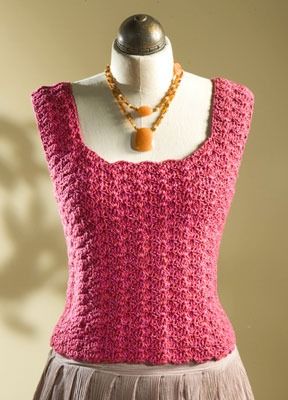 How to Crochet a Tank Top with Shell Stitch - dummies Crochet Tank Tops, Gilet Crochet, Tank Top Pattern, Mode Crochet, Crochet Ladies Tops, Pixel Crochet, Crochet Tops Free Patterns, Crochet Summer Tops, Shell Stitch