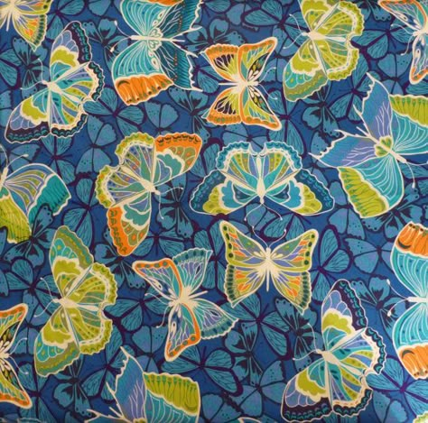 Free Spirit Fabric | Butterfly Fabric 'Cocoon' Free Spirit of by SuesFabricNSupplies Butterfly Stuff, Tutorial Coloring, Butterfly Fabric, Fabric Butterfly, Batik Art, Motif Batik, Patterns Art, Color Pallete, Butterfly Drawing