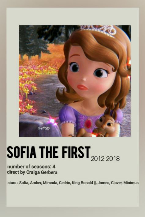 Sofia The First Movie, Tia Core, Movie Character Posters, Old Cartoon Shows, Disney Movie Posters, New Disney Movies, Movie Card, Iconic Movie Posters, Girly Movies